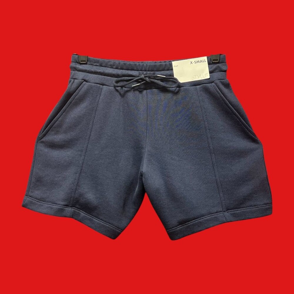 Stylus - Women's Comfortable Pull-On Short - Navy Blue - XS